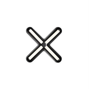 Applique Loom Design Fuzz Nero