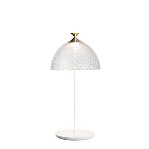 Kartell PUMO Lampada da Tavolo Trasparente/ Bianco