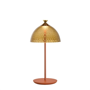 Kartell PUMO Lampada da Tavolo Ambra/ Rosso Mattone