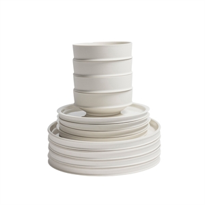 Set Iniziale Serax Dune, Set da 12 Pezzi, Bianco Alabastro