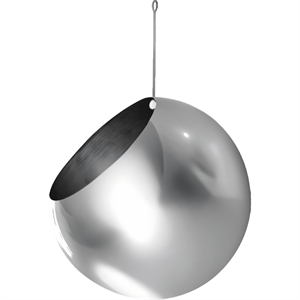 Pianta in Vaso Sospesa AYTM GLOBE Ø21 Argento