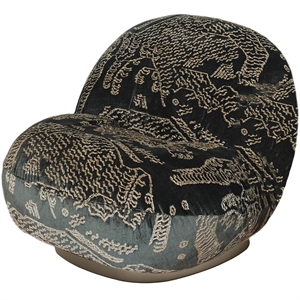 Poltrona Gubi Pacha Oro Oro/Tiger Mountain Dedar 003