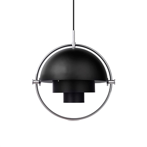 GUBI Multi-Lite Pendant Chrome & Black