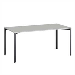 +Halle Tavolo a griglia 80x160 Grigio Chiaro/ Nero