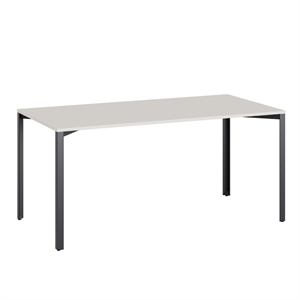 +Halle Tavolo A Griglia 80x160 Bianco cotone/Nero