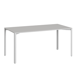 +Halle Grid Table 80x160 Grigio Chiaro