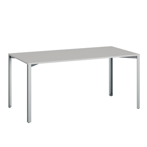 +Halle Grid Table 80x160 Grigio Chiaro/ Blu Zinco