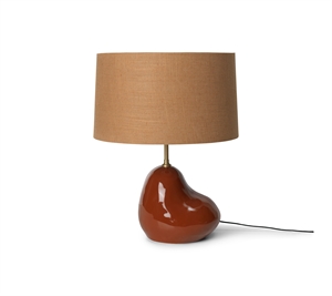 Ferm Living Hebe Lampada da Tavolo Piccolo in Terracotta con Paralume Curry