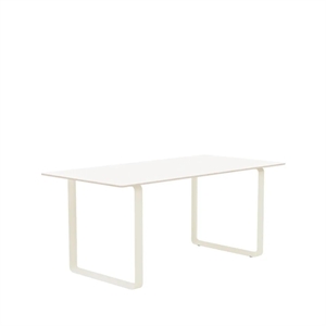 Muuto 70/70 Tavolo da Pranzo 170x85 Laminato Bianco/Sabbia