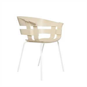 Design House Stockholm Wick Sedia da Pranzo Frassino/ Bianco