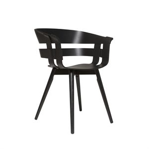 Sedia da Pranzo Wick Design House Stockholm in Nero