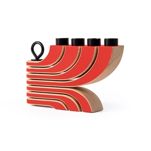 Design House Stockholm Nordic Light Candeliere A 4 Bracci Rosso