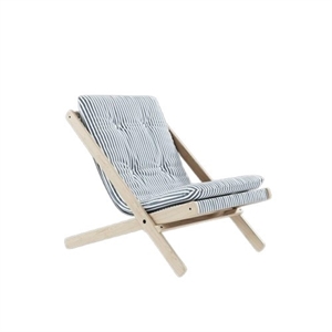 Poltrona Karup Boogie con Materasso 611 Blu spiaggia/Faggio Grezzo