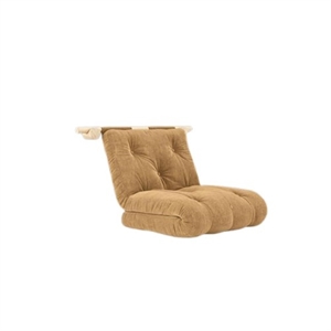 Materasso Ad Uncino Karup con Staffe 75x200 Fudge Brown/Raw