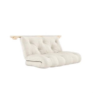 Materasso Karup Hooked con Staffe 135x200 Lino/Grezzo