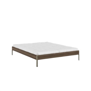 Struttura Letto Karup Core 160x200 Carob Brown/Sage Green