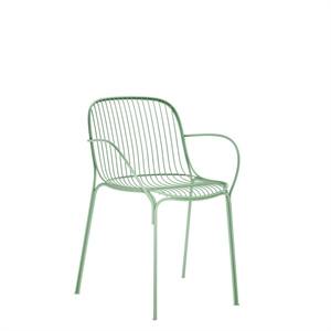 Sedia da Pranzo Kartell Hiray con Braccioli Verde