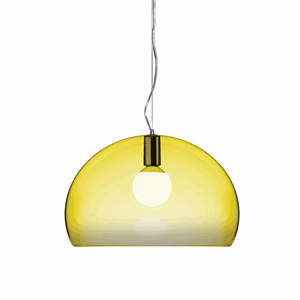 Kartell FL/Y Lampadario Giallo Medio
