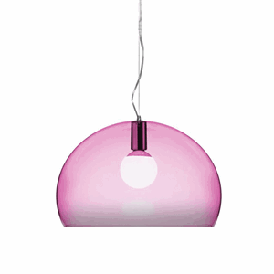 Kartell FL/Y Lampadario Rosso Cardinale Medio