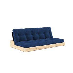 Divano Letto Karup Design Base con Materasso A 5 Strati Nero notte/Blu Royal