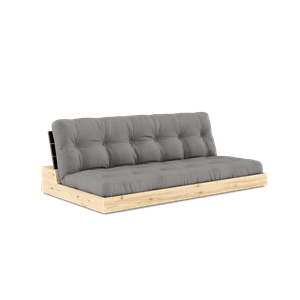 Divano Letto Karup Design Base con Materasso A 5 Strati Nero Notte/ Grigio