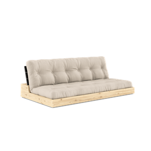 Base Divano Letto Karup Design Con Materasso A 5 Strati Nero Notte/ Beige