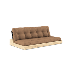 Divano Letto Karup Design Base con Materasso A 5 Strati Nero Notte/Mocca