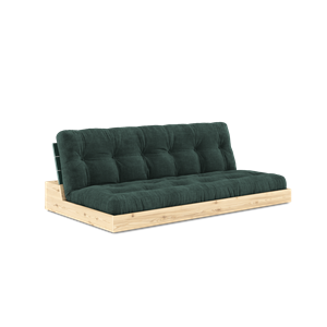 Divano Letto Karup Design Base con Materasso A 5 Strati Verde Lussureggiante/alghe