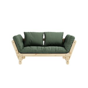 Karup Design Beat Sofa M. Materasso 756 Verde Oliva/Laccato Trasparente