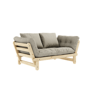 Karup Design Beat Sofa M. Materasso 914 Lino/Laccato Trasparente