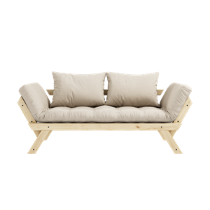 Divano Karup Design Bebop M. Materasso a 4 strati 747 Beige/ Laccato trasparente