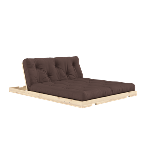 Karup Design Flip Divano Letto con Materasso 140x200 Marrone/Grezzo