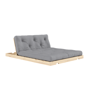 Karup Design Flip Divano Letto con Materasso 140x200 Grigio/grezzo