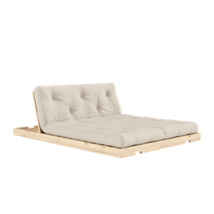 Karup Design Flip Divano Letto con Materasso 140x200 Beige/Grezzo