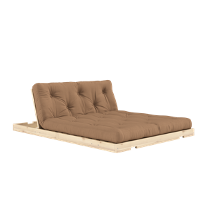 Divano letto Karup Flip con materasso 140x200 Mocca/Raw