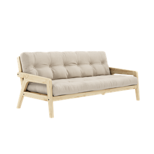 Divano Letto Karup Grab Pino Laccato Trasparente/747 Beige