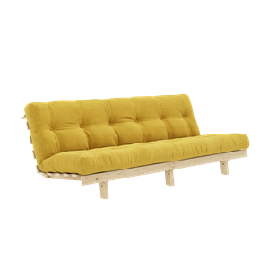 Divano Karup Design Lean Sofa con materasso Alpha 130x200 Miele/Grezzo