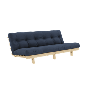 Divano Karup Design Lean Sofa con Materasso Alpha 130x200 Navy/Grezzo