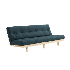 Karup Design Lean Sofa Divano con Materasso Alpha 130x200 Petrolio/Grezzo