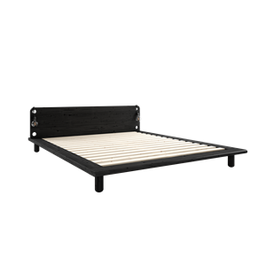 Karup Design Peek Bed Frame M. 2 Lampade 160x200 Nero Nero