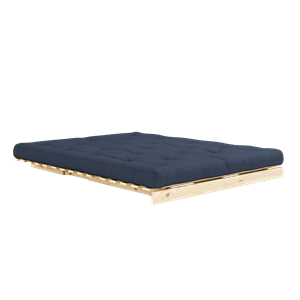 Divano Letto Karup Design Roots con Materasso 160x200 737 Navy/Pino