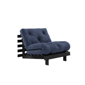 Divano Letto Roots Karup Design con Materasso 90x200 Nero Notte/Navy