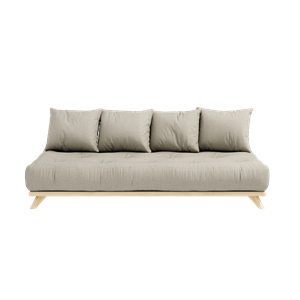 Karup Design Senza Daybed M. Materasso 314 Lino/Laccato trasparente