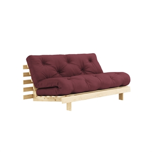 Divano Letto Karup Roots 160x200 Raw/710 Bordeaux