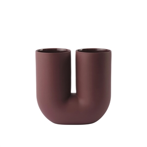 Vaso Muuto Kink H26 Rosso Intenso