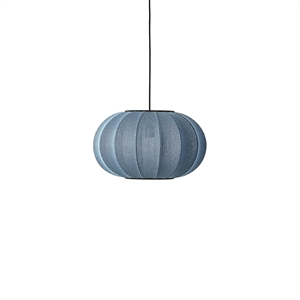 Lampadario Ovale Made By Hand Turchese Blu Ø45