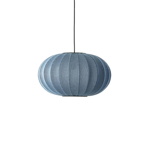 Lampadario Ovale Made By Hand Turchese Blu Ø57
