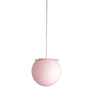 Frandsen Koi Lampadario Ø19 Rosa Opale/Ottone