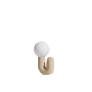 Lampada da Tavolo Petite Friture Neotenic H26 Vaniglia