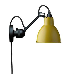 Lampe Gras N304 Applique Nero Opaco E Giallo Opaco Con Cavo